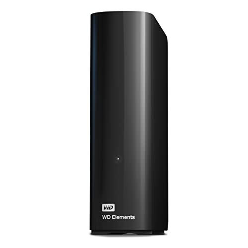 Western Digital 20TB Elements Desktop External Hard Drive, USB 3.0 External Hard Drive for Plug-and-Play Storage - WDBWLG0200HBK-NESN, Black