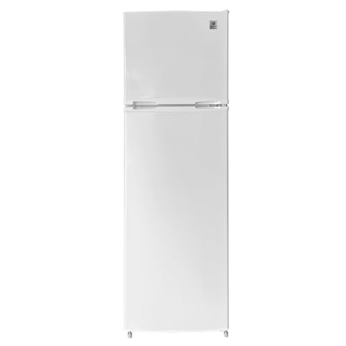 ARCTIC CHEF RFR1085 10.0 Refrigerator/Freezer-Reversible Door-Frost Free-Transparent Crisper-Adjustable Glass Shelves-White, 10 cu ft