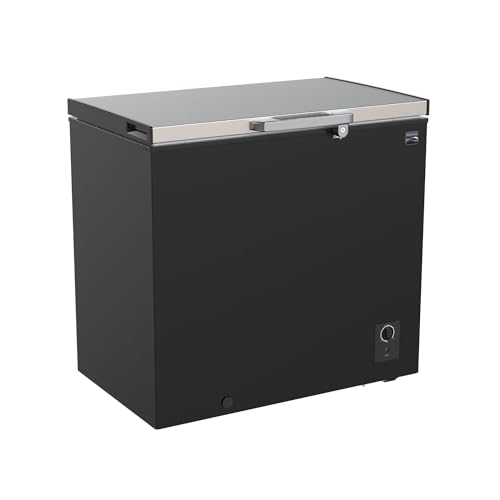 Kenmore Deep Freezer - 5.0 Cubic Feet White Convertible Refrigerator/Chest Freezer, 1 Hanging Basket, Garage Ready, Meat Storage, Front Drain, Congelador For Home, Apartment, Basement, Dorm, Cottage