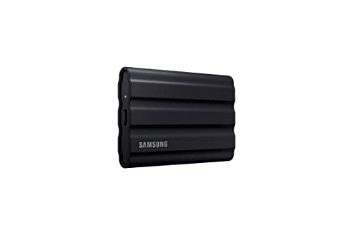SAMSUNG T7 Shield 1TB, Portable SSD, up to 1050MB/s, USB 3.2 Gen2, Rugged, IP65 Rated, for Content Creators and Gaming, External Solid State Drive (MU-PE1T0S/AM), Black [Canada Version]