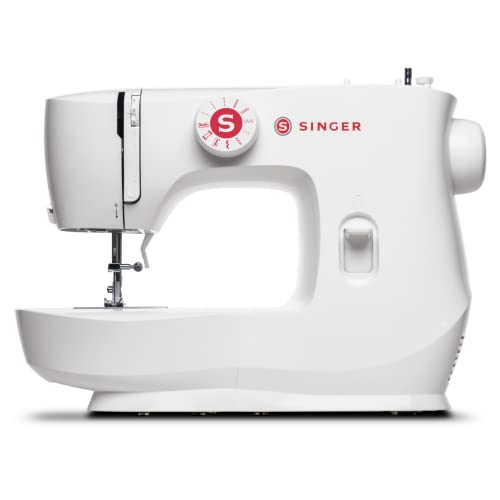 SINGER MX60 Lightweight &amp; Portable Sewing Machine with Accessory Kit &amp; Foot Pedal | 57 Stitch Applications, LED Light &amp; 1-step Buttonhole | Great for Crafts &amp; Mending