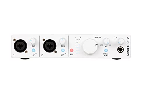 Arturia MiniFuse 2 USB-C Audio Interface - White, AR-MINIFUSE2WH