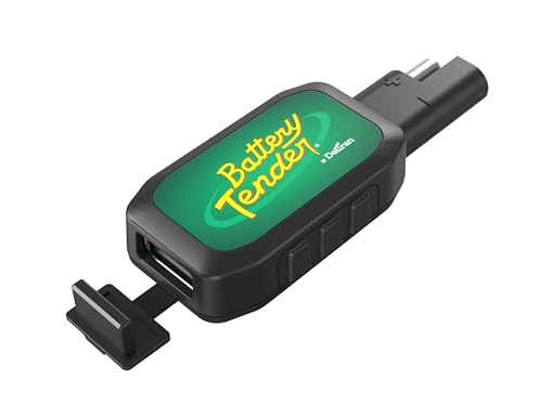 Battery Tender Quick Disconnect USB Charger Adaptor - Charge Mobile Devices with 12V Vehicle Battery on The Go - 081-0158