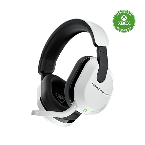 Turtle Beach Stealth 600 Wireless Multiplatform Amplified Gaming Headset for Xbox Series X|S, Xbox One, PC, PS5, PS4, &amp; Mobile – Bluetooth, 80-Hr Battery, Noise-Cancelling Mic – White