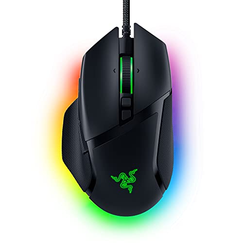Razer Basilisk V3 Wired Gaming Mouse: HyperScroll Tilt Wheel - 26K DPI Optical Sensor - Gen-3 Optical Switches - 13-Zone Chroma RGB with Underglow - 13 Programmable Controls - Black