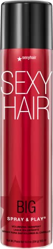 SexyHair Big Spray &amp; Play Volumizing Hairspray, 10 Oz | Hold and Shine | Up to 72 Hour Humidity Resistance | All Hair Types