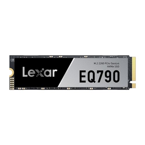 Lexar EQ790 1TB SSD M.2 2280 PCIe Gen4x4 NVMe 1.4, Blazing Speeds Up to 7000MB/s Read 5000MB/s Write for Intense Workloads &amp; PS5 PC Gaming, High Performance Internal Solid State Drive