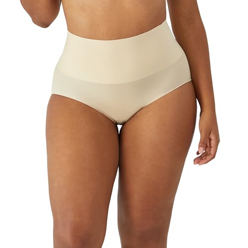 Maidenform womens Tame Your Tummy Shaping Lace With Cool Comfort Dm0051 Shapewear Briefs, Transparent, Medium US