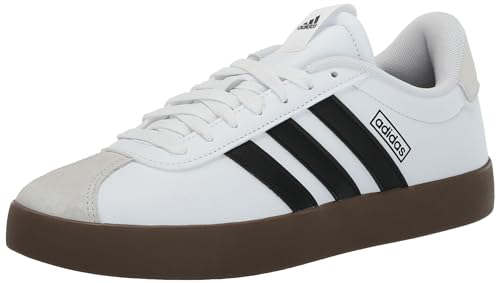 adidas Women's VL Court 3.0, White/Black/Grey, 6