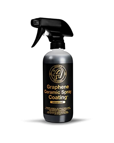 Adam's Advanced Graphene Ceramic Spray Coating (12oz) - 18+ Month Sprayable Graphene Oxide Ceramic Coating for Cars, Boats, RV's &amp; Motorcycle | Adds Extreme Gloss, Depth, Shine &amp; Protection