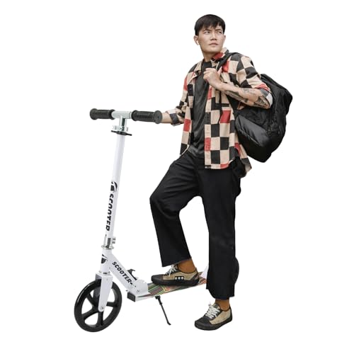 Hyiatyo Scooter for Kids 8-12 Adjustable, Foldable, Portable | Kids &amp; Adults | Durable &amp; Easy Carry Design | Ideal for Outdoor Fun &amp; Commuting
