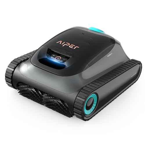 AIPER Scuba S1 Cordless Robotic Cleaner, Smart Navigation for Inground Pools up to 1,600 Sq.ft, Wall and Waterline Cleaning Vacuum