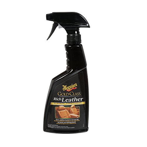 Meguiar's Leather Cleaner &amp; Conditioner Spray - Gold Class - 3 in 1 with Protection - G10916C