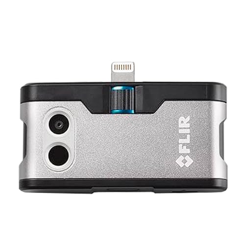 FLIR ONE Gen 3 - Thermal Imaging Camera for iOS Smartphones (iPhone w/Lightning Port Only. iPhone 14 and older). Use for home inspection, HVAC, automotive, machine industries and more