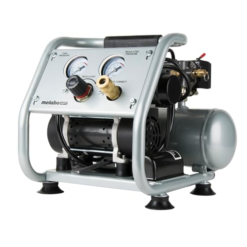 Metabo HPT Quiet Air Compressor | 125 PSI | 1 Gallon | EC28MM