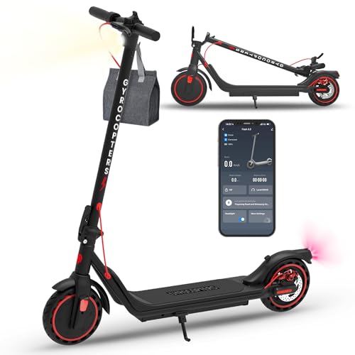 Gyrocopters Flash 6.0 2025 Electric Scooter Adult &amp; Teens with APP, Sleek Upgraded Design, 8.5” Burst Proof Tires | UL 2272 Approved, Speed 30km/h, Upto 30km, Powerful Battery &amp; 350W Brushless Motor