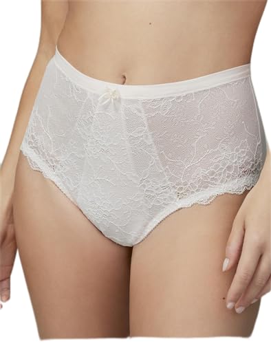 Wonderbra Womens Medium Control Panty With Chantilly Lace Shapewear-briefs, Vintage Pink, X-Large US