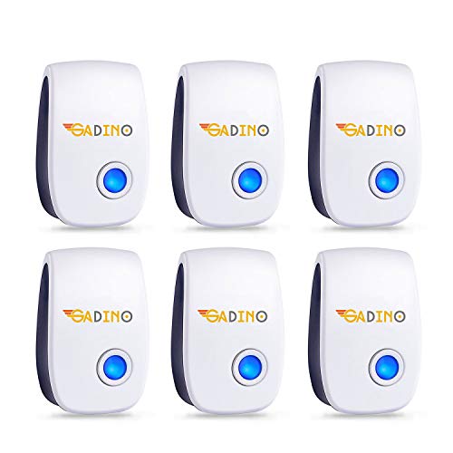 Pestchaser Ultrasonic Rodent Repeller - 6 Packs Pest Repeller Plug in - Mosquito Repellent Device - Ultrasonic Mouse Repeller - Sonic Mouse Repeller Indoor - Pest Repeller Plug-in