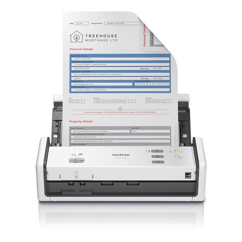 Brother ADS-1300 Compact Desktop Scanner for Easy Scanning by Small Businesses or Independent Users