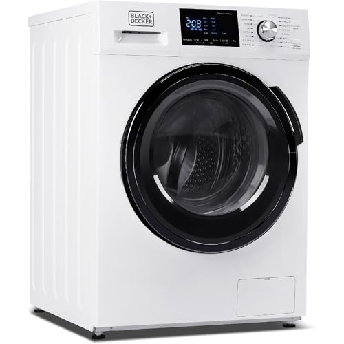 BLACK+DECKER Washer and Dryer Combo, 2.7 Cu. Ft. All In One Washer and Dryer with LED Display &amp; 16 Cycles