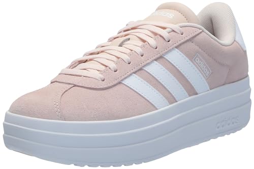adidas Womens VL Court Bold,Wonder Quartz/White/White,9.5