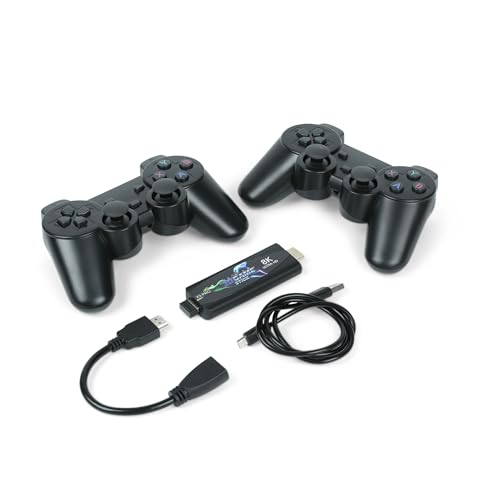 Retro Game Console Stick, Wireless Plug &amp; Play Video Gaming System with +30,000 Built-in Games, 8K HDMI Output, Dual 2.4G Wireless with over 30 Classic Emulators