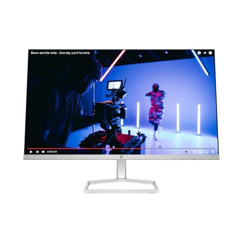 HP Series 5 Display– 24” Monitor, FHD (1920 x 1080), IPS Panel, 99% sRGB, 1500:1 Contrast Ratio, 300 nits, 100 Hz, HP Eye Ease with Eyesafe Certification, with Internal Speakers, 524sa