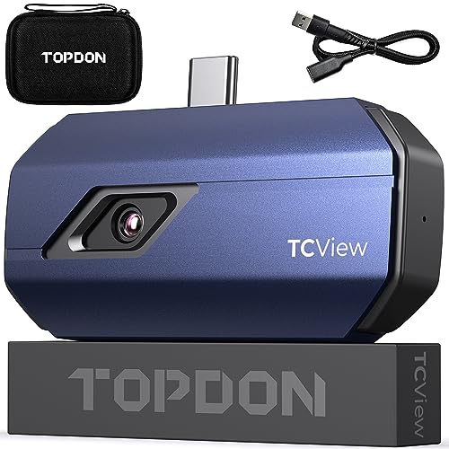 Thermal Camera for Android, TOPDON TC001 Thermal Imaging Camera, 512x384 Super IR High Resolution, Thermal Imager - Optimized Temperature Accuracy, Works for Smartphones and Tablets &amp; PC (not for iOS)