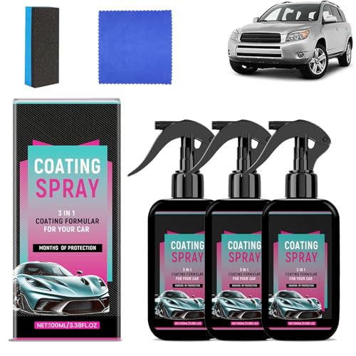 Limlex Hydroshield-X Coating Spray, Limlex Platinum Car Care Set, Multi-Functional Coating Renewal Agent Spray, Using The Latest Hydroshield-X Technology for Paint, Wheels, Glass and Trim (3)